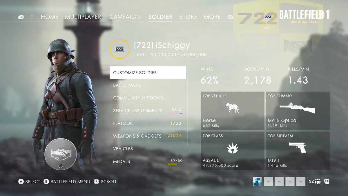 i_schiggy's tweet photo. Back to my all time favorite.. #Battlefield1! 🧡🎮

I never enjoyed a Game that much..💪 Really miss those Events and Challenges... 👀 Let's go!! 🔥

#Battlefield #BestGameEver #DiceFriend #Division722 https://t.co/TZPTJM0w0z