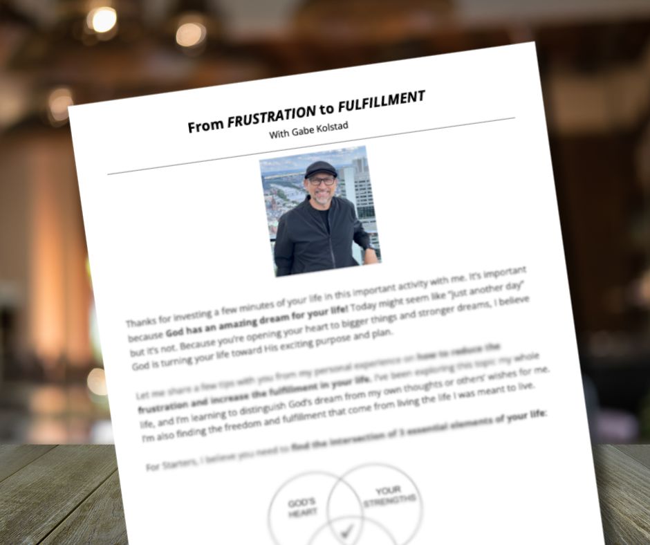 Trying to fit everyone else's mold for your life can be so frustrating. I’m finally learning to distinguish God’s dream from my own thoughts or others’ wishes for me. If you're looking to break free, get my free PDF "From Frustration to Fulfillment" here: bit.ly/FrustrationToF….