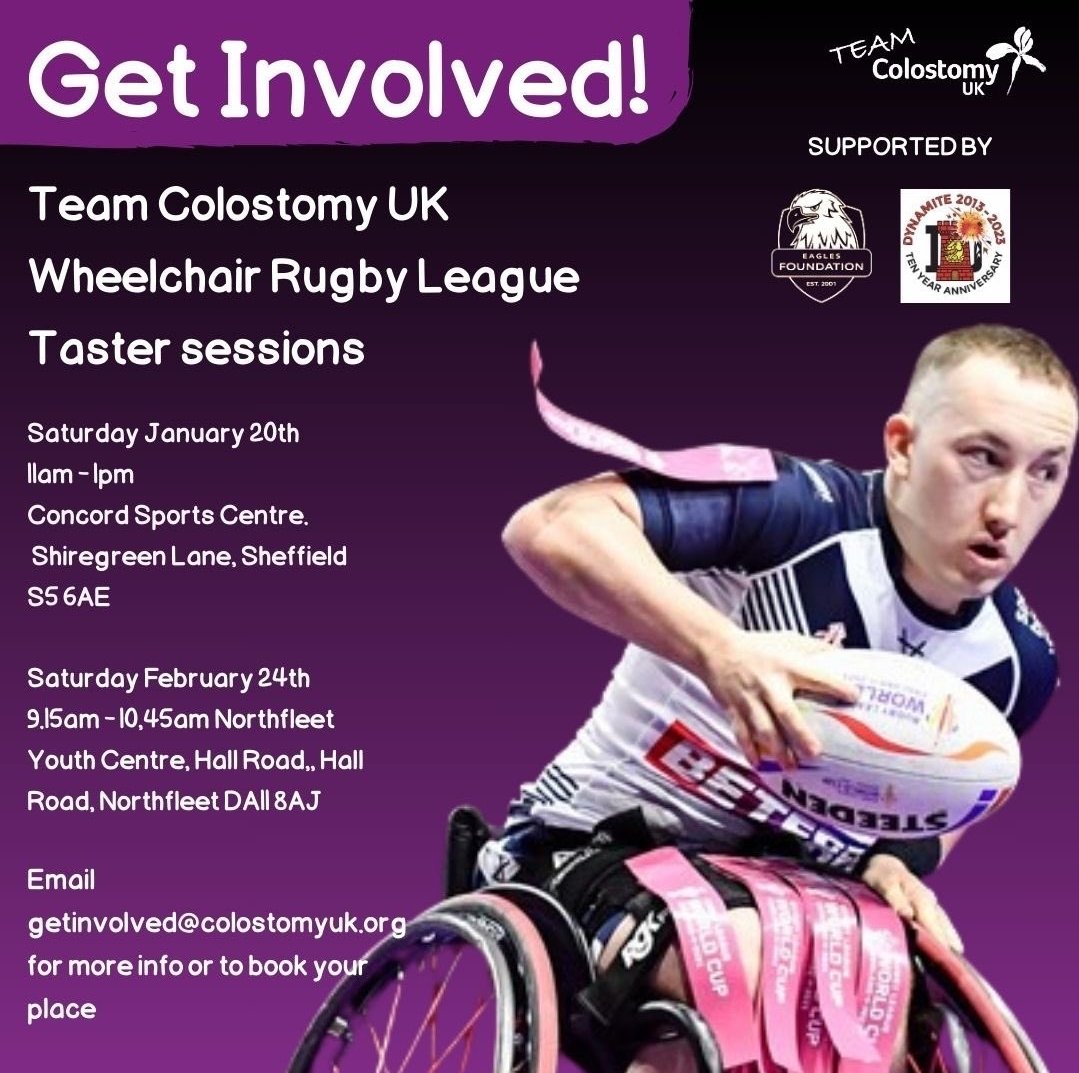 Can't wait to be part of this fantastic new venture with @TeamColostomyUK. The Purps are expanding in 2024 and this is just the beginning. @SheffieldEagles @dynamitegsss thanks for the Amazing support. @WheelchairRL @gbwrnews @SebyBechara @Jacksmackdown get sharing please.