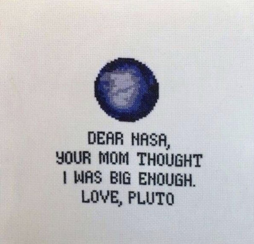 Pluto’s got mom jokes…