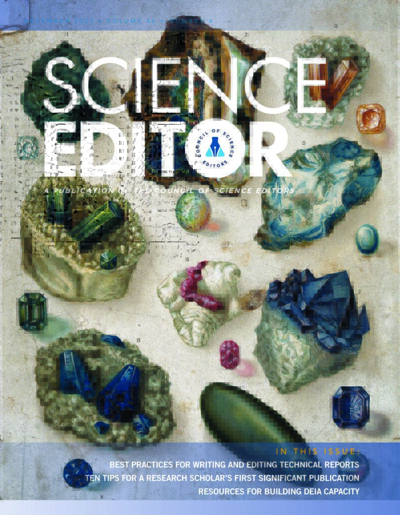 CScienceEditors's tweet photo. Science Editor is published quarterly in print and online, serving as a forum for the exchange of information and ideas among professionals concerned with editing and publishing in the sciences. Learn more: https://t.co/WqyttyhS5o
#CSEScienceEditor #sciencepublishing https://t.co/QYXCS6bCcS