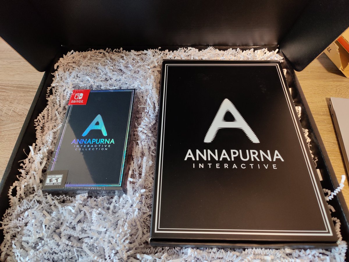 BaumNucolas's tweet image. Finally got the Annapurna Collection from @A_i and @iam8bit too. 

And luckily it's basically undamaged besides a small hole in the plastic wrap. Nothing worse than buying an expensive CE and receiving it with dented corners. 👀

#SwitchWatch