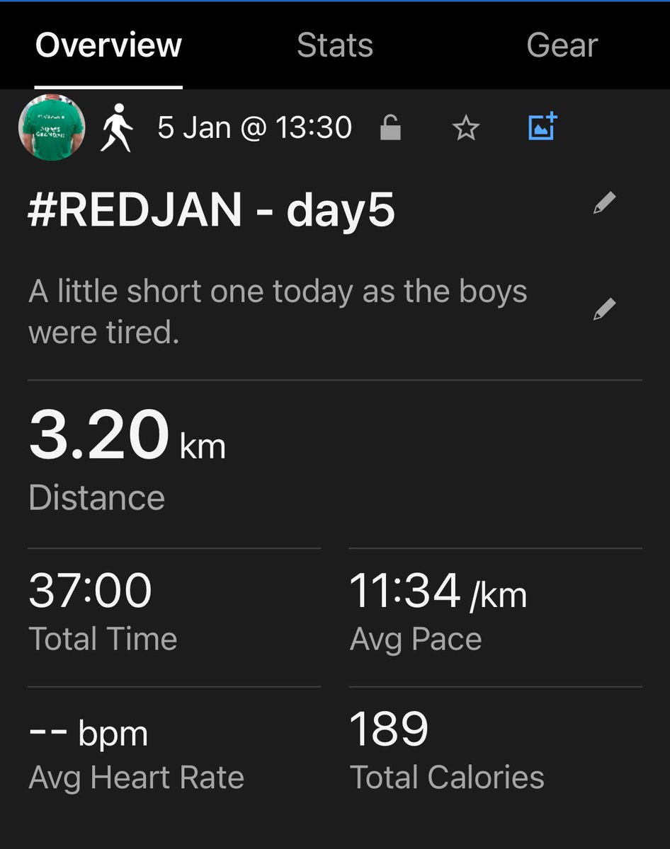 isright's tweet photo. #REDJAN - day5. Was a short one for the boys as they were a bit tired. (Still bumpty though). Out for some fresh air & popcorn for movie night later.
#VirtualCoach #teacher5aday https://t.co/cS3br6SjzT