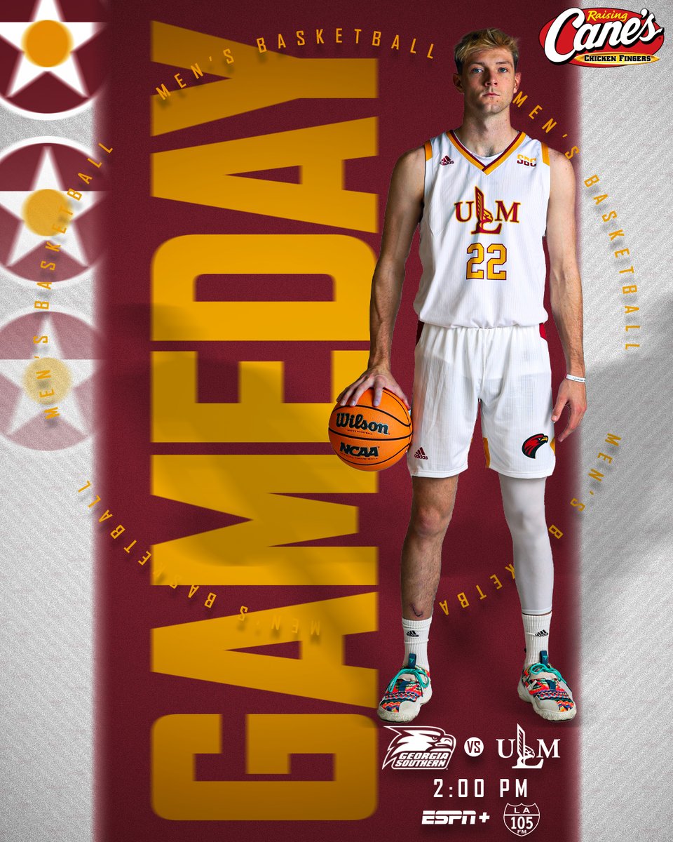 ULM_MBB's tweet photo. 𝐇𝐨𝐦𝐞 𝐒𝐰𝐞𝐞𝐭 𝐇𝐨𝐦𝐞

🏀🆚 Georgia Southern
🕑 2 p.m.
📍 Fant-Ewing Coliseum
📺 ESPN+ https://t.co/ZnBDNoih30
📻 105.3 FM KLIP, https://t.co/kvth4tFzMs, TuneIn app
📊 https://t.co/9rZwnktg0f
🎟 https://t.co/K6eVDPEJkR

#GotYourSix 
#GSvsULM 
#SunBeltMBB https://t.co/Fro11Zre4u