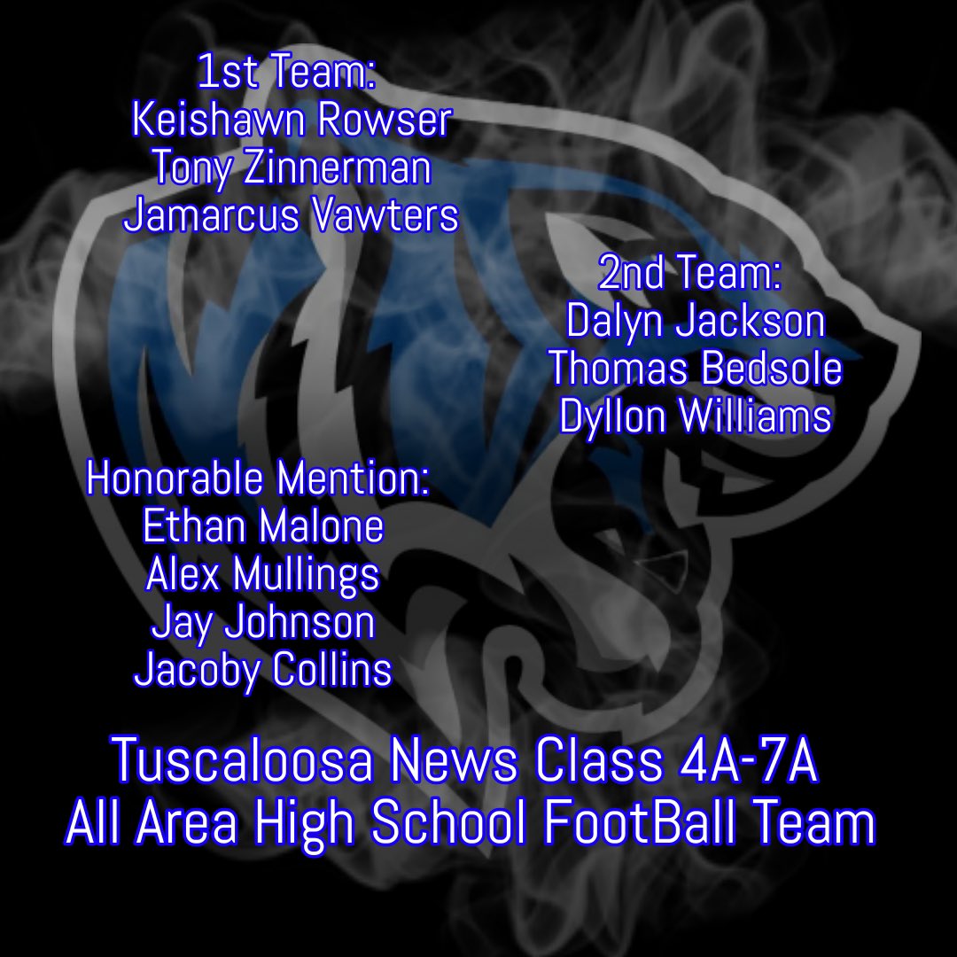 demopolisfb's tweet photo. CONGRATULATIONS TO OUR TUSCALOOSA NEWS CLASS 4A-7A ALL-AREA HIGH SCHOOL FOOTBALL TEAM MEMBERS!! @ONTHEDMARK1 @PowerHSports 
#blueheat #blueheatnation #brotherhood https://t.co/TxtIYl6Lby