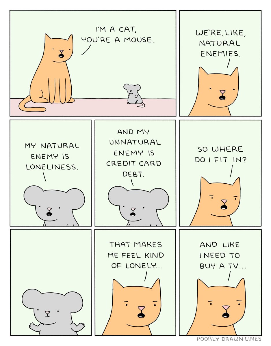 PDLComics's tweet photo. natural enemies https://t.co/t4FVeqQSGb