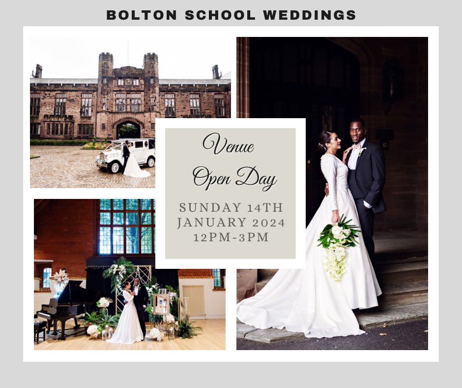 Join us for our wedding open day on Sunday 14th January 12pm-3pm and discover the perfect venue for your special day. 

#wedding #bridetobe #groomtobe #gettingmarriedin2024 #Gettingmarried2025
#weddingvenue #northwestwedding