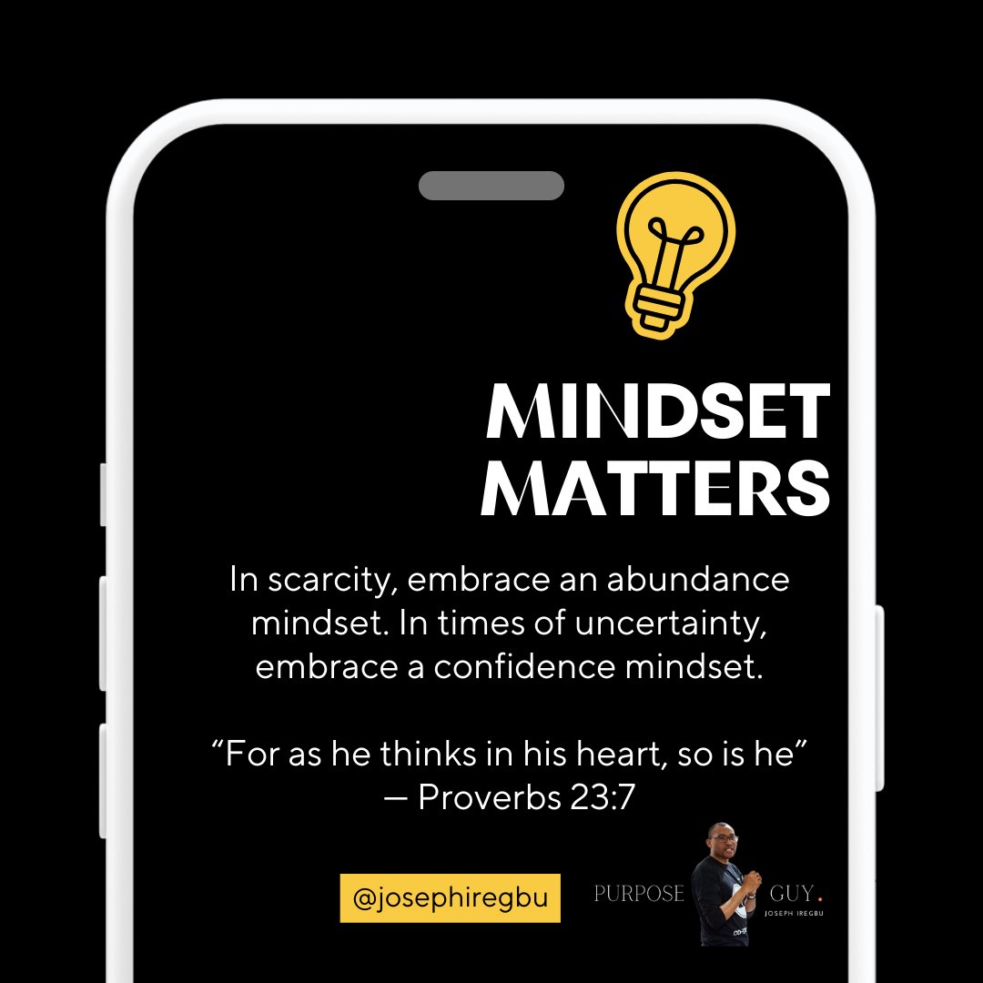 🚨Mindset truly matters. 

What will you resolve and commit to from now that will help you develop a growth mindset this year?

#mindset #growth #mindsetmatters #abundancemindset #confidencemindset #proverbs237 #ashethinks #heart