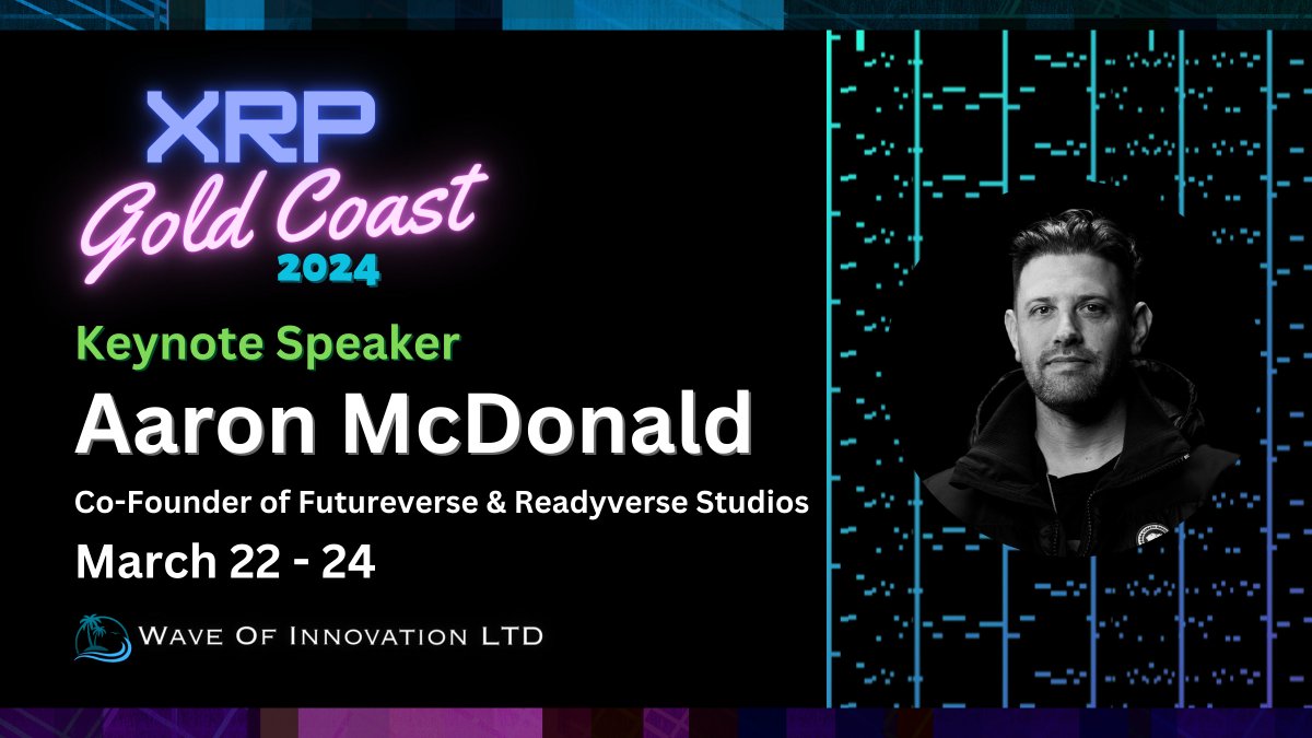 wave_of_innov's tweet photo. 🎉 HUGE ANNOUNCEMENT! 🌐
@wave_of_innov is thrilled to announce @aaronmcdnz, Co-Founder of Futureverse & Readyverse Studios, as Keynote Speaker at the #XPGoldCoast2024 Conference! 🚀
From digging ditches to managing venture funds, Aaron's tech journey is truly inspiring. His dedication led to the creation of Futureverse, a groundbreaking platform shaping the future of technology. 🔮✨
Aaron's entrepreneurial spirit kicked off with Centrality, a blockchain-focused tech venture platform, paving the way for startups that have collectively raised hundreds of millions. As the visionary behind Futureverse, Aaron continues to redefine the tech landscape.
Beyond Futureverse, he serves as a Board member and advisor to numerous global ventures, leveraging his expertise to fuel success. His commitment to fostering synergies between startups highlights his leadership in emerging tech, both in NZ and worldwide.
🚀 Don't miss your chance to hear about Aaron McDonald's incredible journey and discover how Futureverse is set to revolutionise WEB3 metaverse technology! 🌐✨Secure your tickets at https://t.co/LFCP6qSbr9 to be part of this groundbreaking experience.
Like, retweet, and tag your friends to spread the word “Aaron McDonald is coming to the #XRPGoldCoast2024”! 🚀#TechInnovation #Futureverse #KeynoteSpeaker