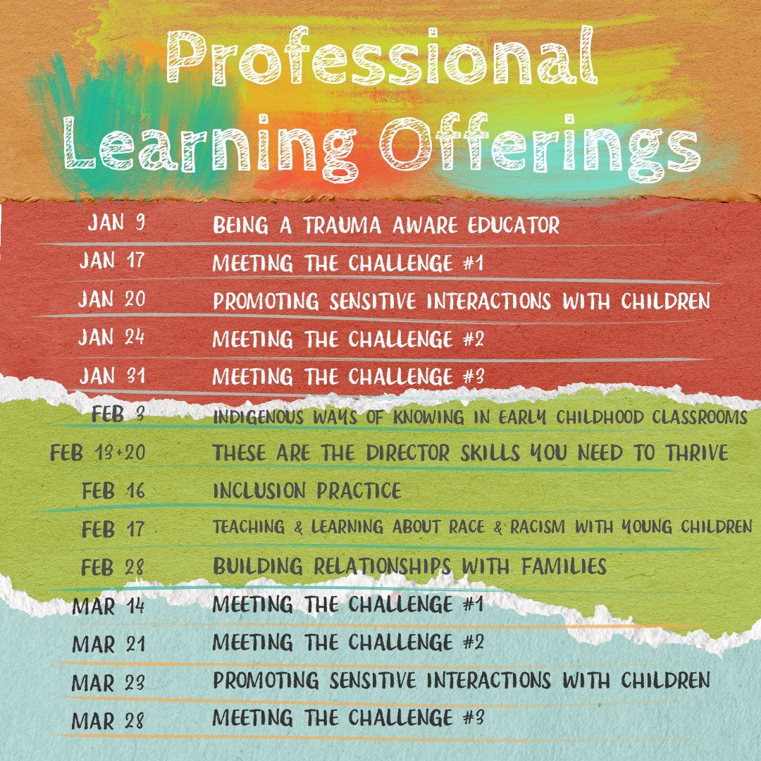 arcqe_ab's tweet photo. The New Year is starting off with an abundance of professional learning workshops! The schedule &amp; further details were announced in our Newsletter this week, (sign up to get all the information first!), but here is another look at the upcoming schedule! https://t.co/CzcKAyfwig https://t.co/BY4hY4OpAq