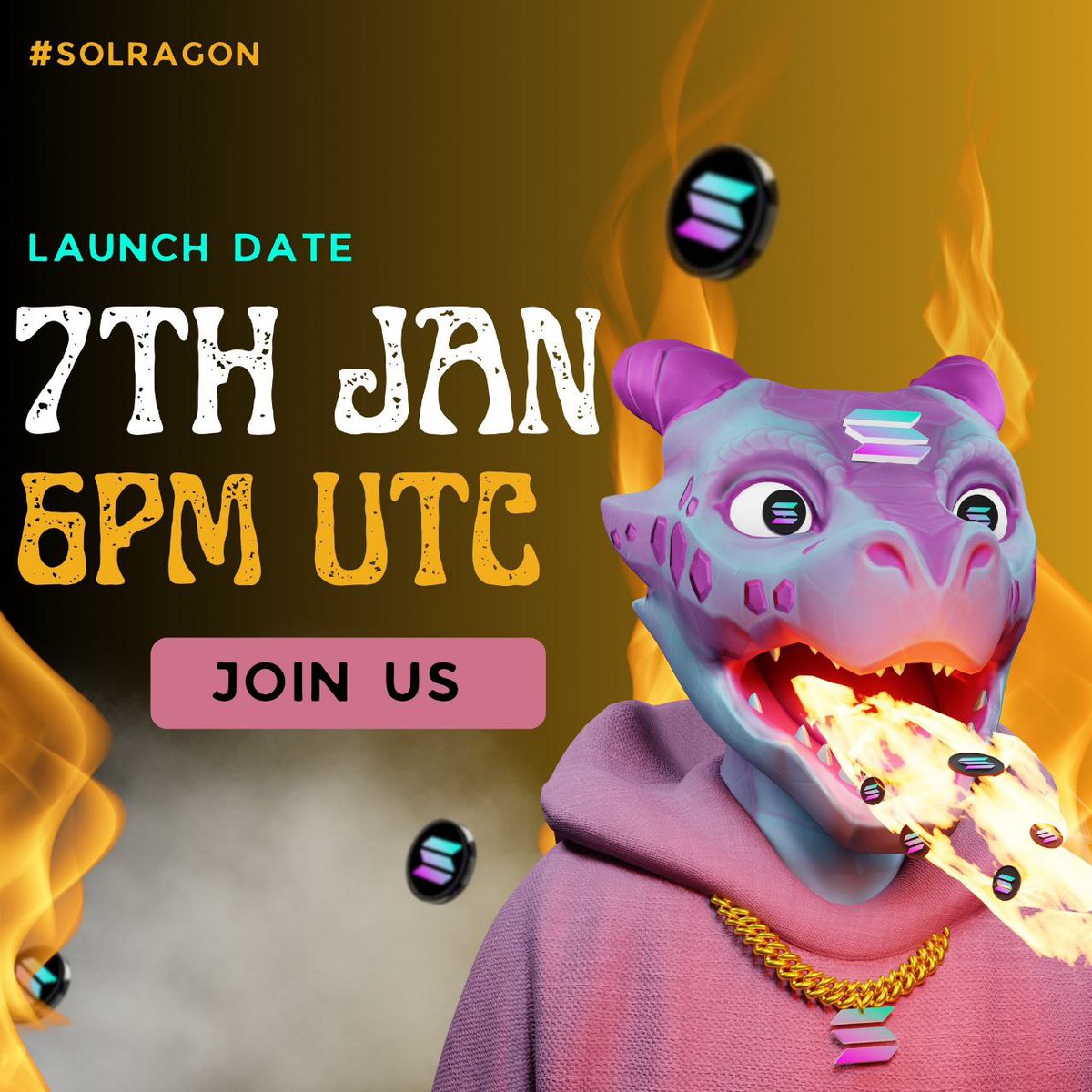 Crypto4gemspace's tweet photo. 🐉 SolRagon | @SolRagon
Biggest #Solana Meme To Celebrate The Year Of Dragon 🐉
🚀 Be ready to Roar like #SolRagon for the Launch on
7th of Jan. 6PM UTC ⏰
🐉 Embodying the spirit of the $SRGN, known for its power, wisdom, and prosperity!
This token aims to capture the essence of the New Year's festivities and #Solana cultural!
$SRGN Features:
🔥Experienced Team.
🔥Anti-Snipe To Protect $SRGN Community!
🔥Tier 1 Kols Onboard.
🔥400+ Holders Before Launch!
🔥PreSale Raised In Under
2 Hours!
🔥200k Marketcap.
DYOR:
💬: https://t.co/lDiJItU8az