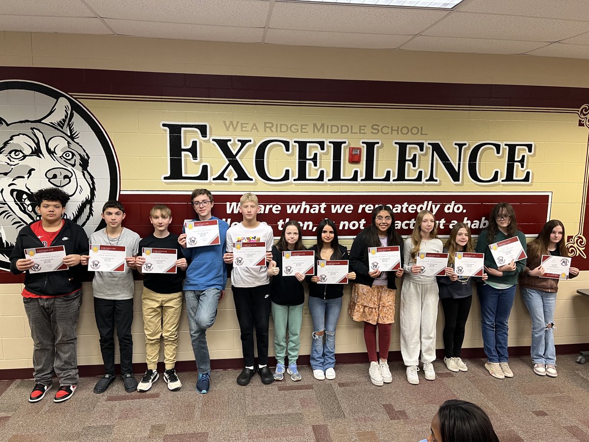 WeaRidge_AP's tweet photo. 7th Grade- Top 10 NWEA Most Improved Math Scores https://t.co/FJ0VU5DZ7x