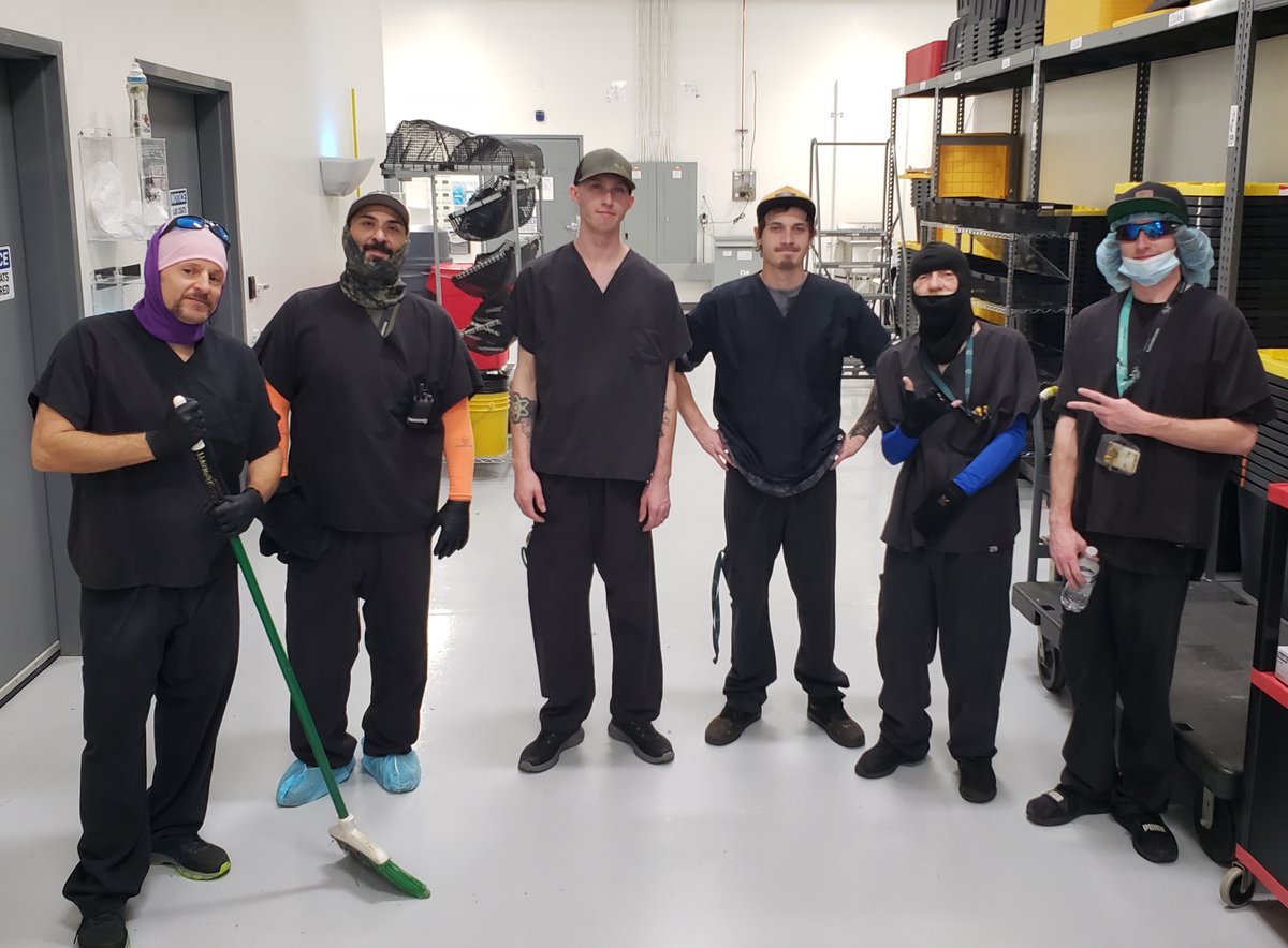 Curaleaf_Inc's tweet photo. Happy Friday from our Cultivation and Harvest team! Wishing everyone a green &amp; relaxing start to the weekend. 💚 #Curaleaf #ONECuraleaf

📸: Alika K. (#UT Harvest Supervisor) https://t.co/v4NFZd4UUs