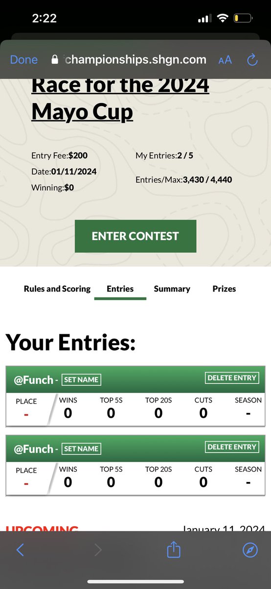 T_Funch's tweet photo. @ThePME  one for me one for dad, let’s hit some winners https://t.co/AecNWQgvOj
