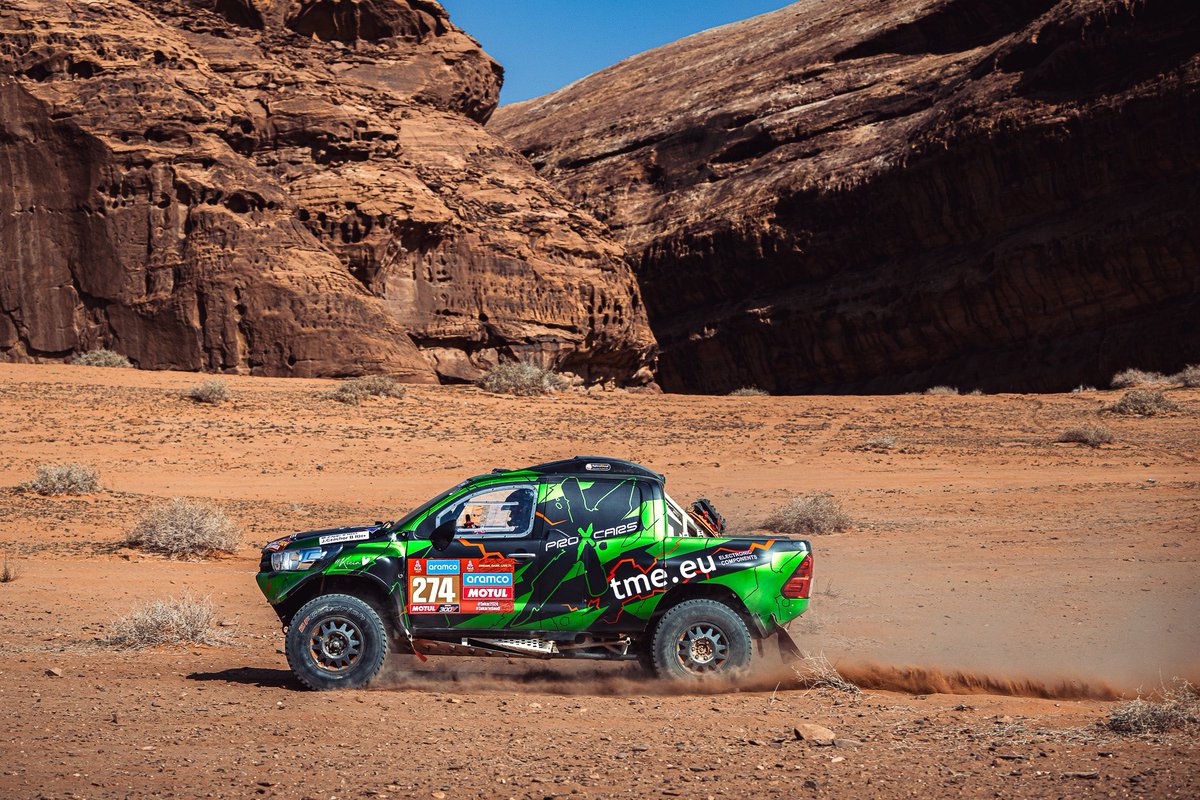 TME_team's tweet photo. Zaczynamy 🔥 #Dakar2024 

Proxcars TME Rally Team już po pierwszym przejeździe podczas #DakarInSaudi Za nami prolog ✅

Jak nam poszło? O tym niżej w materiale wideo 🎥💪

📸 Actiongraphers https://t.co/G2qRILuyj0