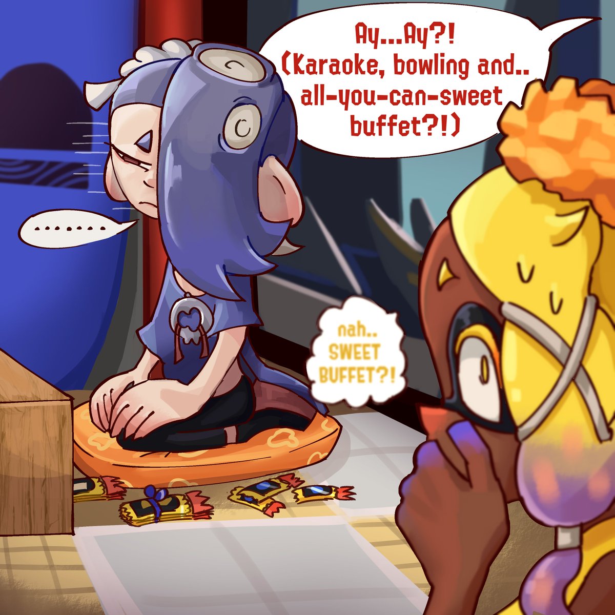 spiderzlover's tweet photo. Splatfest announcement but make it sad https://t.co/QOgG7yOOxF