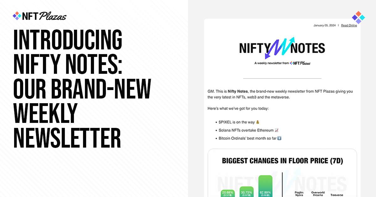 iFlippingClub's tweet photo. Introducing #NiftyNotes: Our Brand-New Weekly Newsletter: For over six years, we’ve delivered breaking coverage of all things NFTs, web3 and the metaverse to you, our… 

The post Introducing #NiftyNotes: Our Brand-New Weekly Newsletter appeared first on… https://t.co/AIECAUpmkn https://t.co/z9aIzDjDkH