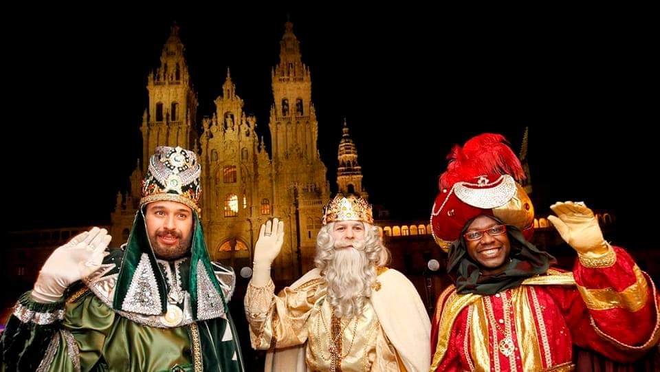 Xa están aquí! Os reis magos chegaron a Santiago.

Que teñades unha boa noite de reis.