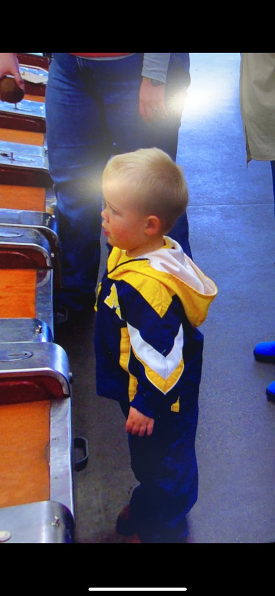 deeganthrasher's tweet photo. @stoolpresidente @Gametime Born and raised a fan of the blue since day 1, I am undefeated in the big house, and went behind enemy lines to the OSU game last year. https://t.co/D7r3CKYSXY