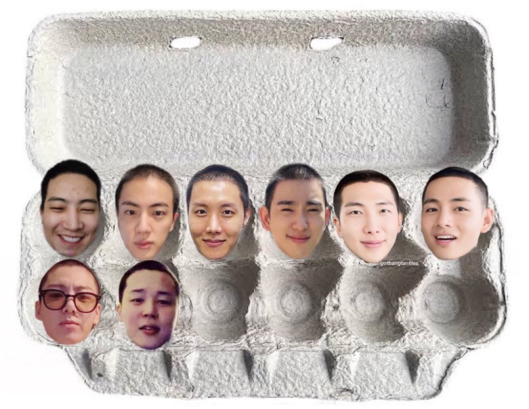 gotbangtanfiles's tweet photo. gotbangtan’s updated egg tray 🥚♡ https://t.co/Hk49Am5Z60