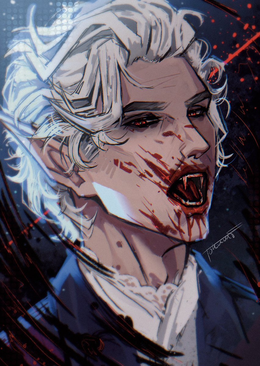 Bite🩸 #Astarion #astarionbaldursgate3 #BG3fanart