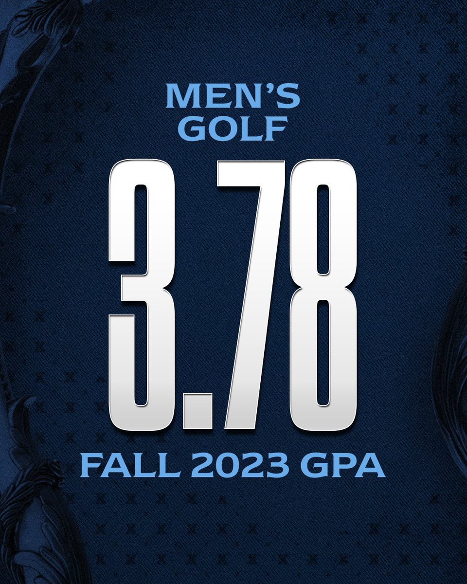 XavierMGOLF's tweet photo. Proud is an understatement. 💙📚

Our team posted the highest Team GPA among all Xavier teams during the fall 2023 semester. 

It's also the first time in over a decade a Xavier men's team recorded the highest Team GPA in a semester.

#LetsGoX https://t.co/7lhfggF4pj