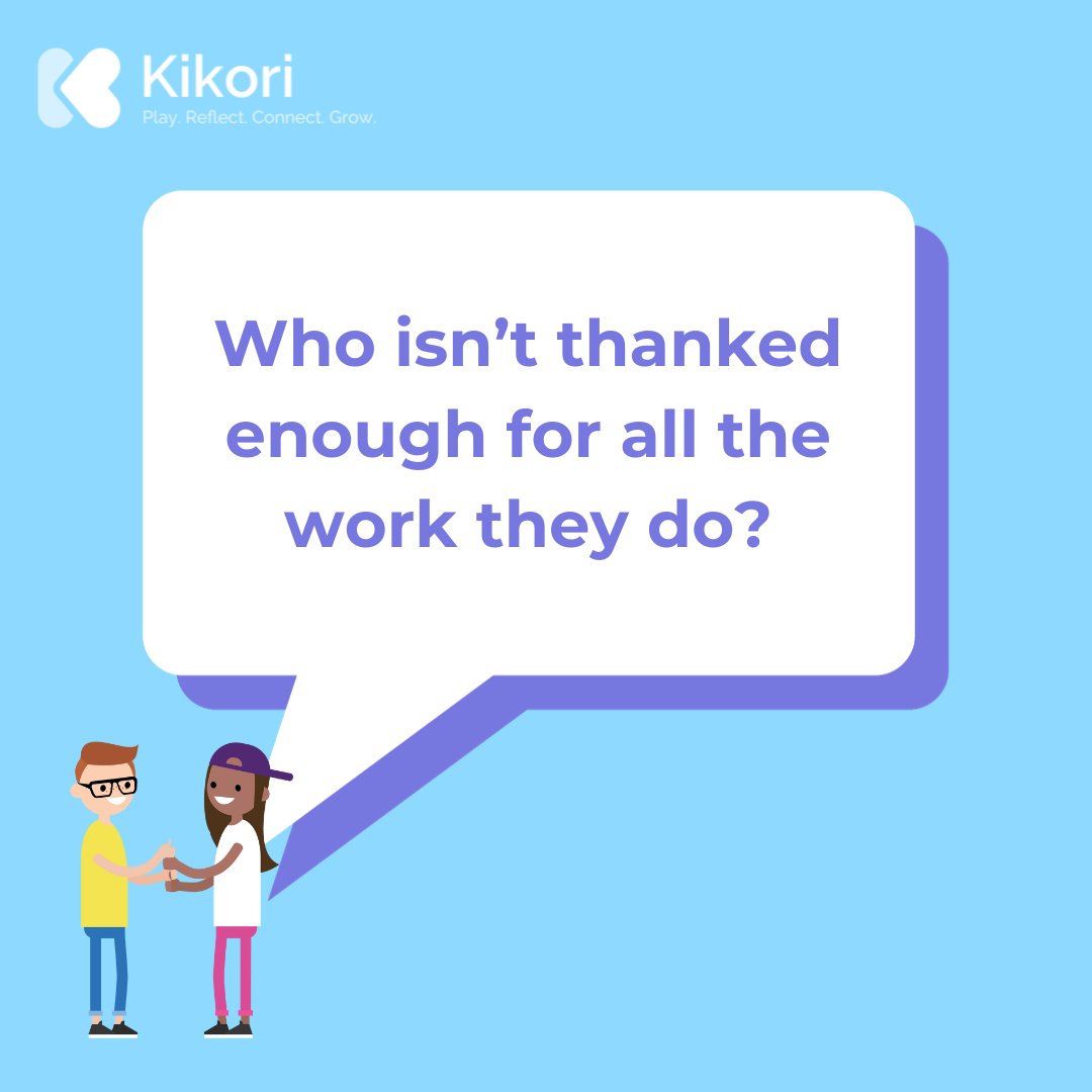 Thank someone who is doing meaningful work below. 💜 #InternationalThankYouDay