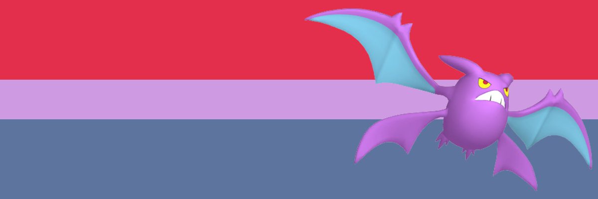 the bisexual (bi) flag color picked from crobat