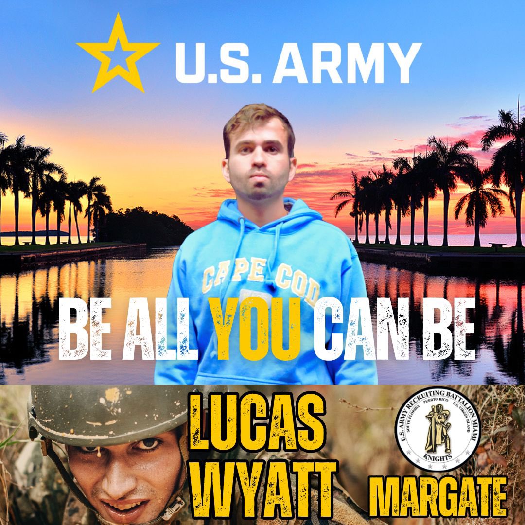 MiamiBattalion's tweet photo. From #Brazil to #USA, congratulations Lucas and best of luck! #goarmy https://t.co/mRFwiseL0U