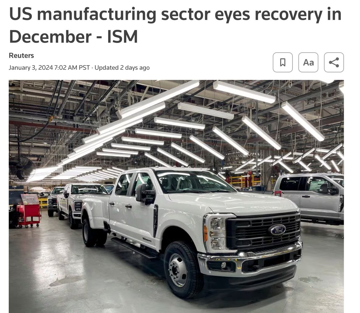 AimCoil's tweet photo. #Manufacturing activity in December picked up pace from the month before. 

Companies also registered an improvement in hiring activity across American factories.

🏭⚙️📈

Read the full report here: https://t.co/8UwUXji4x4 https://t.co/DkvDJX7lRg