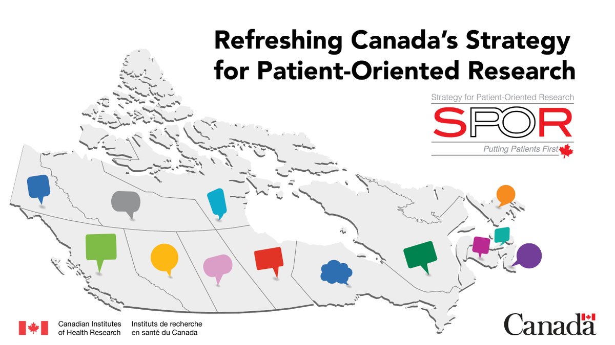 🍁💬 Heads up: check back next week for the official launch of the public engagements that will help refresh Canada’s Strategy for Patient-Oriented Research. #SPORSRAP