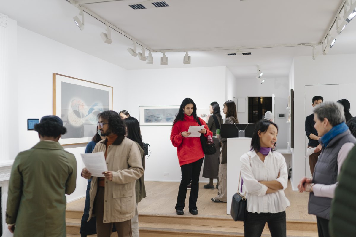 fuqiumeng's tweet photo. With heartfelt gratitude, we'd like to thank everyone who attended our New Year exhibition opening, "Whimsical Maze," last night! On view through February 3, the exhibition traces artist Zhang Xiaoli's poetic experiments with Eastern aesthetics and scientific concepts. https://t.co/oe1pGaqlSR