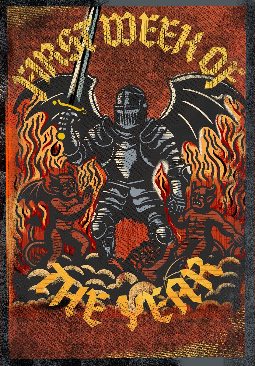 Llegamos al primer fin de semana del año - buen trabajo a todos ⚔️