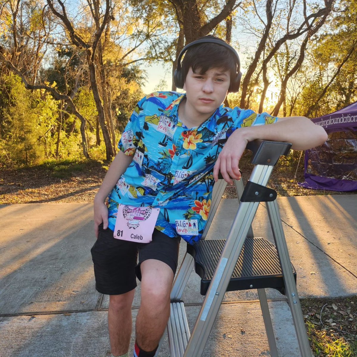 sleining's tweet image. #myfavoritehuman completed 46.2 miles at the @SnowdropCC #ultra55 to raise money and awareness for #pediatriccancerresearch at @TexasChildrens His goal was 100 miles, but I'm proud of his efforts.