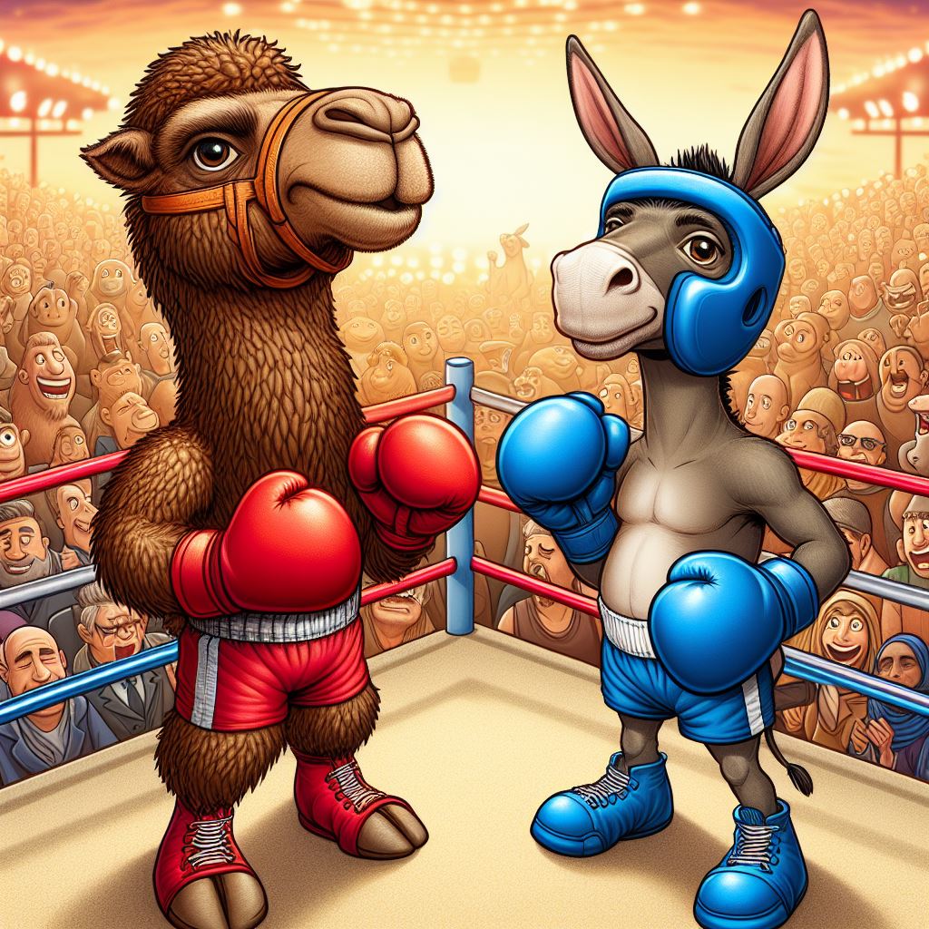 Feel Tagged #Bing #Designer #chatgpt4 . #Donkey #Camel