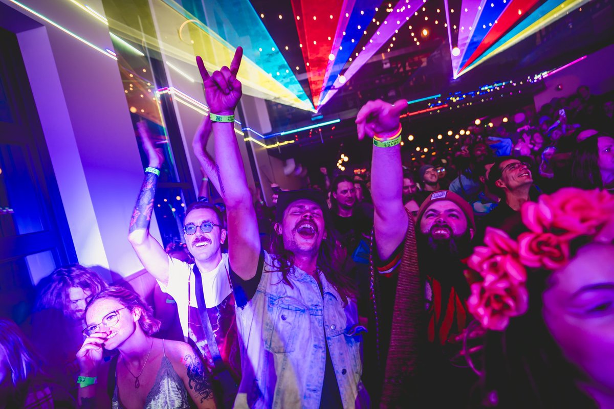 SunSquabi's tweet photo. What a way to ring in the New Year! 🥳 NYE was an absolute blast, we’re still buzzing from your energy Minneapolis!

A massive THANK YOU to everyone who came out to celebrate with us. Your support means the world, &amp; we can’t wait for what’s to come in 2024! 🤘🐈‍⬛

📸: @TimMcGPhoto https://t.co/f9gIhgMJkg