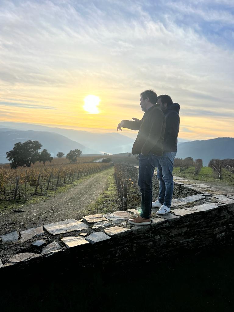 roquettecazes's tweet photo. Jean Charles-Cazes and Tomás Roquette visiting the #vineyards, looking confidently towards the future. Welcome 2024!😃#RoquetteCazes #Douro #Bordeaux #VinhoTinto #RedWine #DouroWines #Vegan #Vinhos #Wines #Wein #Weine #Vin #Vins #Vino #WineLovers #WineTime #WineTasting #GreatWine https://t.co/7gZsItGebk