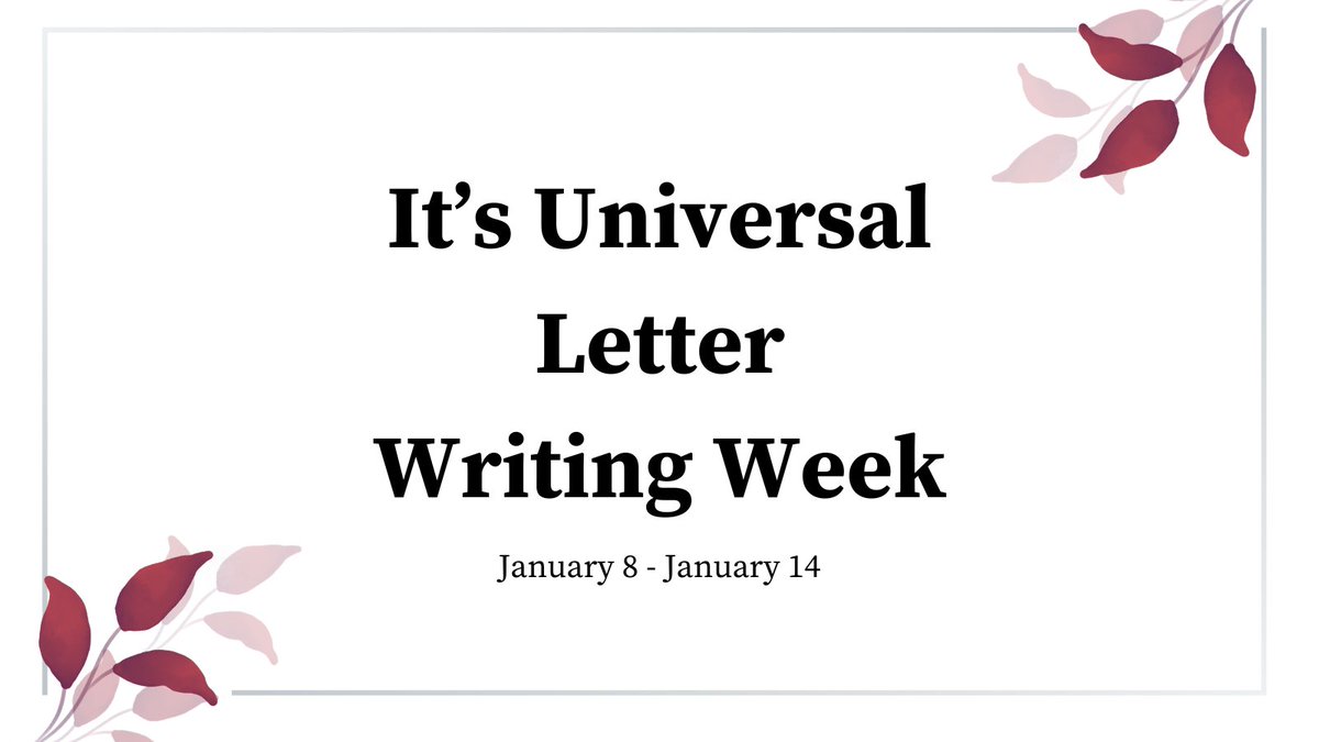 OSUEnglish's tweet image. Universal Letter Writing Week is next week!  Join us in connecting with your friends, family, peers and professors with a handwritten note 📚✍️ #UniversalLetterWritingWeek