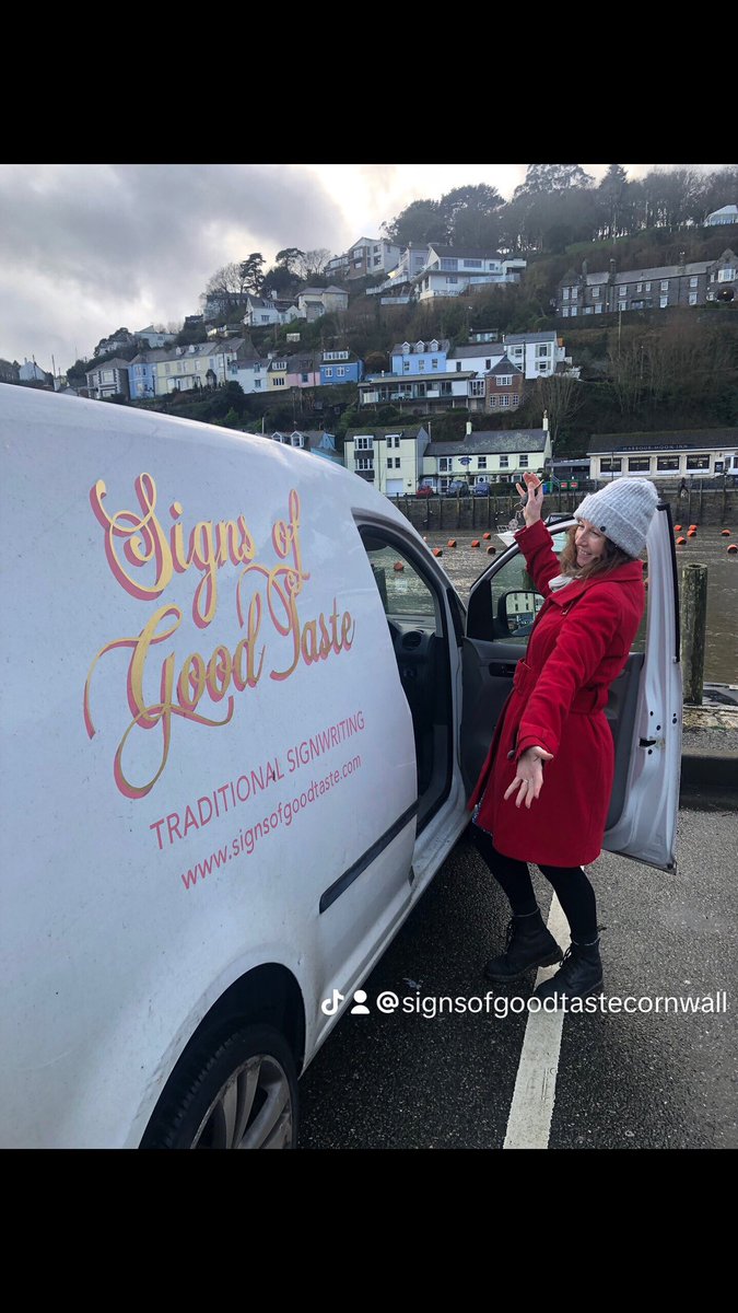 Happy new year everyone, here I am (very) slowly getting back into work mode.. #signwriter #cornwall #signpainter #looe #newquay #cornish
