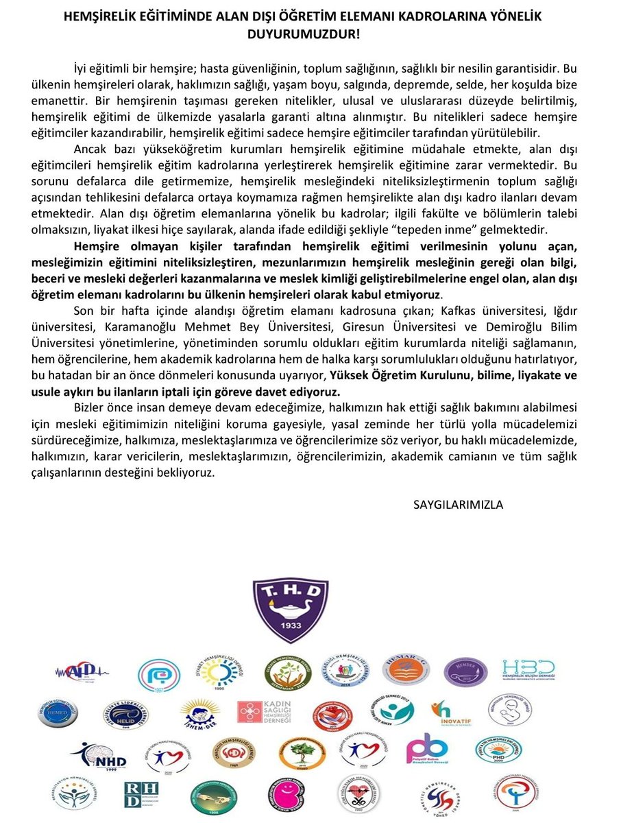 palhemder's tweet photo. #EliniEğitimimdenÇek Hemşireliği Hemşireler Öğretir ! Hemşireler sahipsiz değildir. https://t.co/8G8GTxnmAV