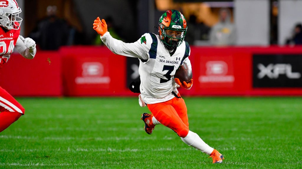 BREAKING: With the 2nd overall pick in the #XFL Dispersal Draft, the St. Louis Battlehawks selected WR Jahcour Pearson, per source.

Pearson was a top WR in the XFL this year with Seattle, leading the league with 670 receiving yards. #UFL