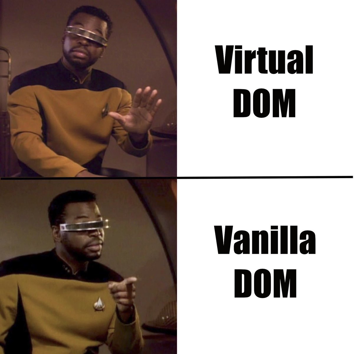 MichaelKropat's tweet photo. Maybe you don't need React – Rediscovering the Vanilla DOM
https://t.co/rAE0j5pzEm https://t.co/QbaRDOd7vy