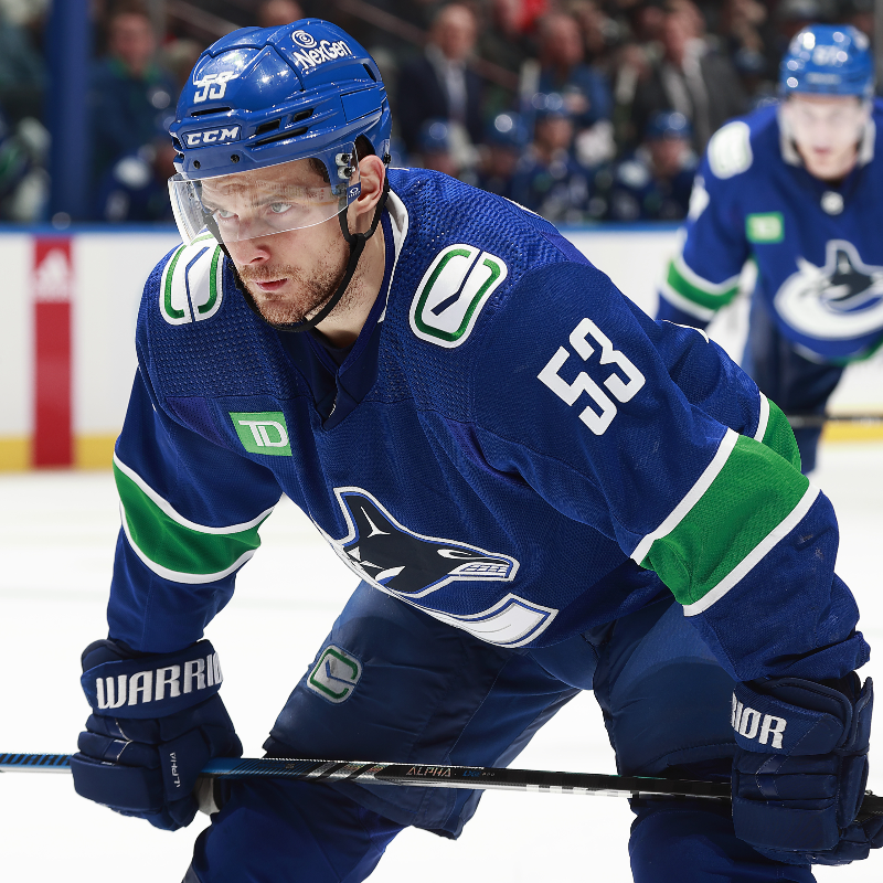 Canucks's tweet photo. “As the season progresses, the dynamic in the room evolves and everyone kind of finds their role more and more.”

With a meticulous and multifaceted approach to the game, Teddy Blueger has become a big part of the Canucks’ success. 

FEATURE READ | https://t.co/ME4lmtqage