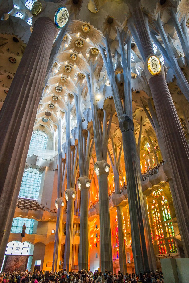 7. Sagrada Família, Barcelona, Spain (ongoing) An exercise in intergenerational construction - Gaudí's unique design has been under construction for almost 142 years. When it's finally finished (projected to be 2026), it will be the tallest religious building in all of Europe.