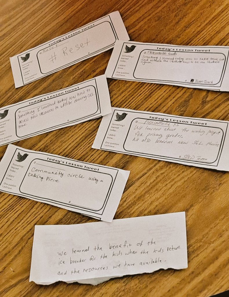McWisdom4Edu's tweet photo. Back at it- PD Presentation today! TY @PleasantvilleES teachers who were really engaged in the 1st PD session of the day, Back from Break #SEL Supports. π you feel supported, appreciative of the resources I shared this morning to #Reset for Spring semester! #LightTheFireWithin https://t.co/Jpn2V9ukvN