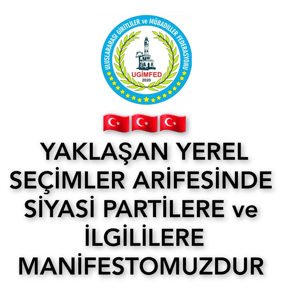 YAKLAŞAN YEREL SEÇIMLER ARİFESİNDE, SİYASİ PARTİLERE ve İLGİLİLERE MANİFESTOMUZDUR 🇹🇷🇹🇷🇹🇷 Yaklaşan Yerel Seçimler Arifesinde, Temsiliyette Eşitlikle birlikte, daha da önemli olan Temsiliyette Adaleti Sağlamak,
m.facebook.com/story.php?stor…