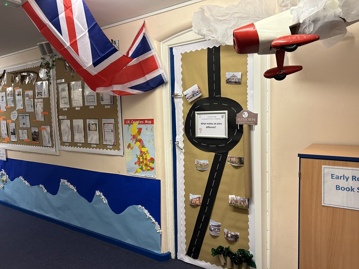 BilsthorpeFha's tweet photo. The staff have been busy today working on our immersive doorways ready to welcome the children back to school on Monday. Our driver this half term is Geography🌏🗺️🧭 Team Bilsthorpe you have done an amazing job at creating wonderful learning environments for our children🤩 #BFHA https://t.co/aEVDXEXFX0