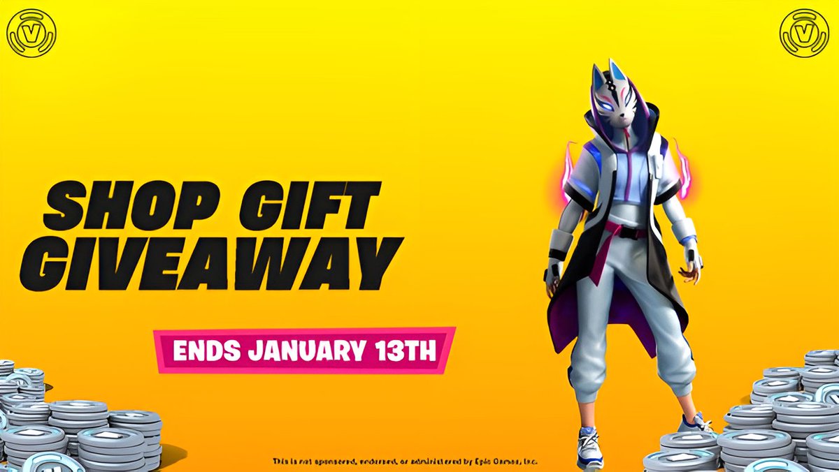 ⚠️GIVEAWAY ALERT⚠️

Giving away something from the Item shop up to 1.200 Vbucks!

To enter:

❤️Like this post

🔔Follow me, <a href="/real_cypeax/">Cypeax</a> and <a href="/schleinigaming/">SchleiniGaming - UEFN Tutorials on Youtube</a> 

♻️Retweet this post

Ends on January 13th, 2024