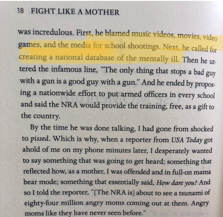 Wayne LaPierre's press conference after the Sandy Hook School shooting 11 years ago was the impetus for me starting @momdemand (and refusing to back down). I wrote about it in my book 'Fight Like a Mother.'