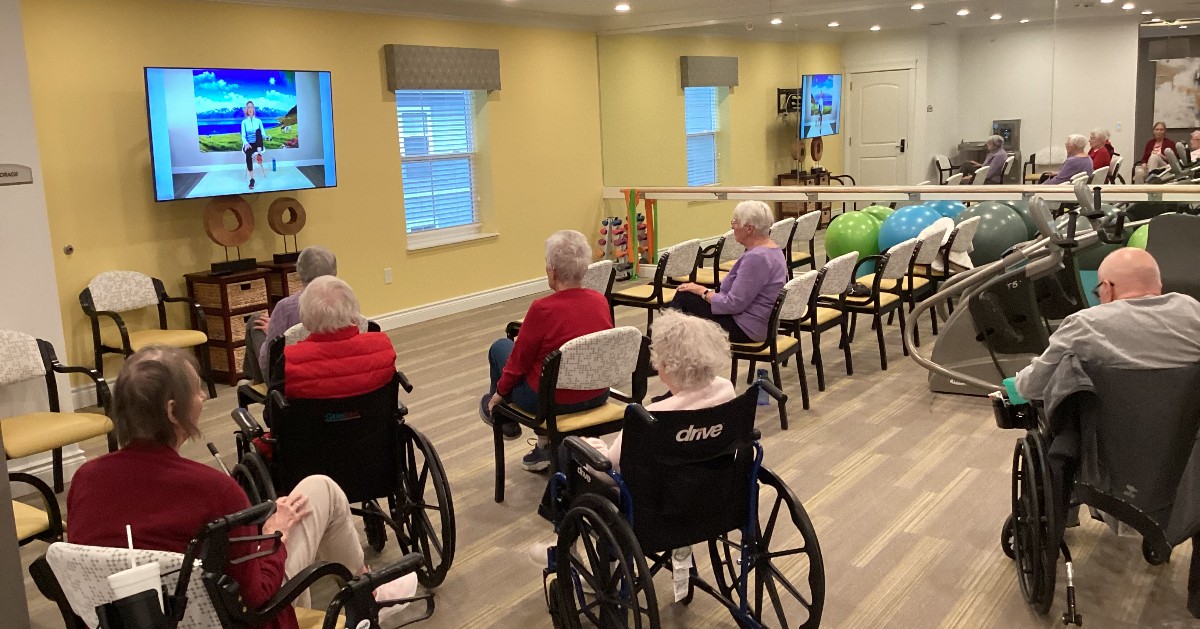 ProvisionLiving's tweet image. These #ProvisionLiving residents had a great time kicking off the new year at a fun exercise class! 💜ow.ly/fqBm50QnVo0

#neverstopmoving #healthylifestyle #fitnessgoals #wellness #seniorliving #retirementcommunity
